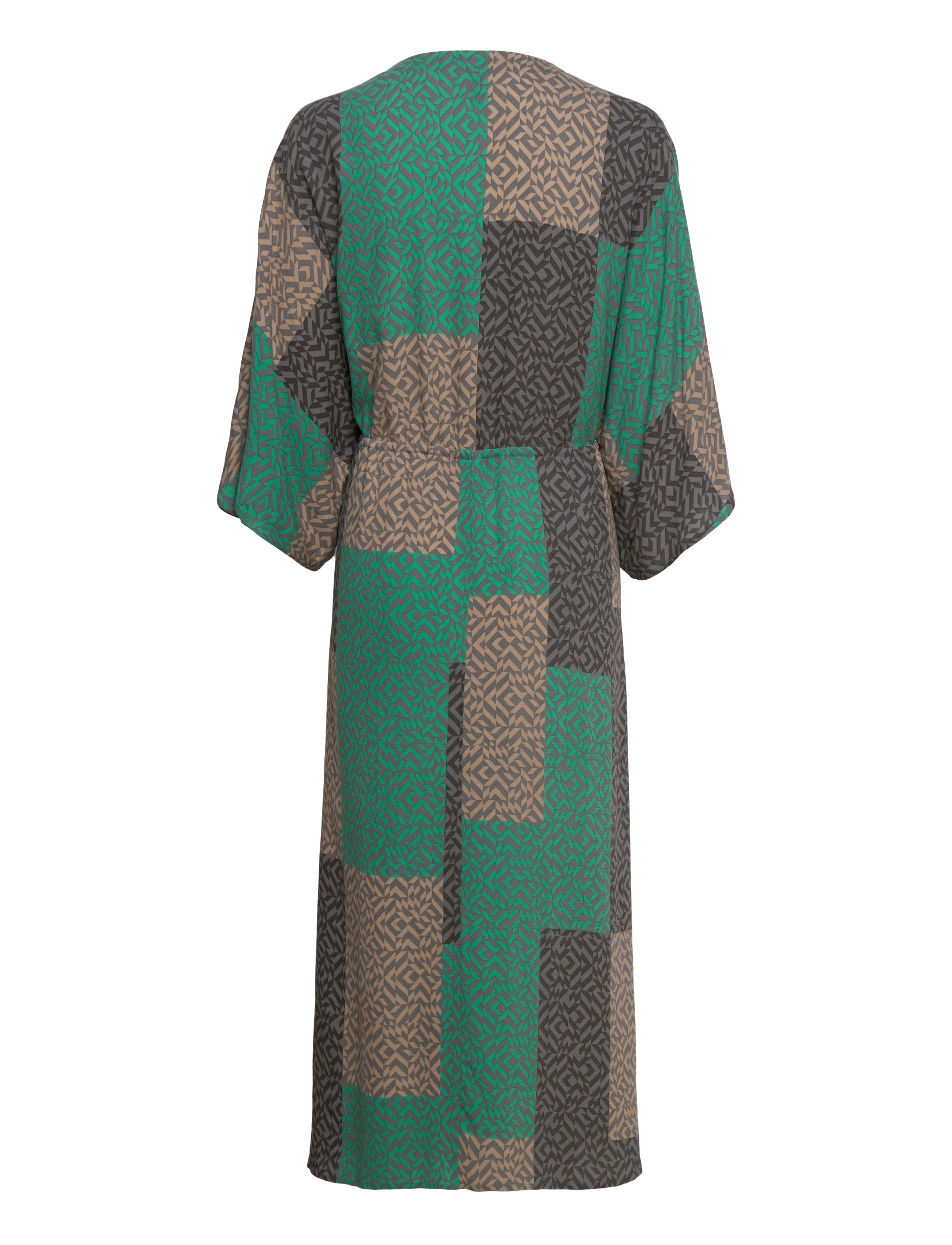 Culture - CUtyra Dress - green graphic - 1