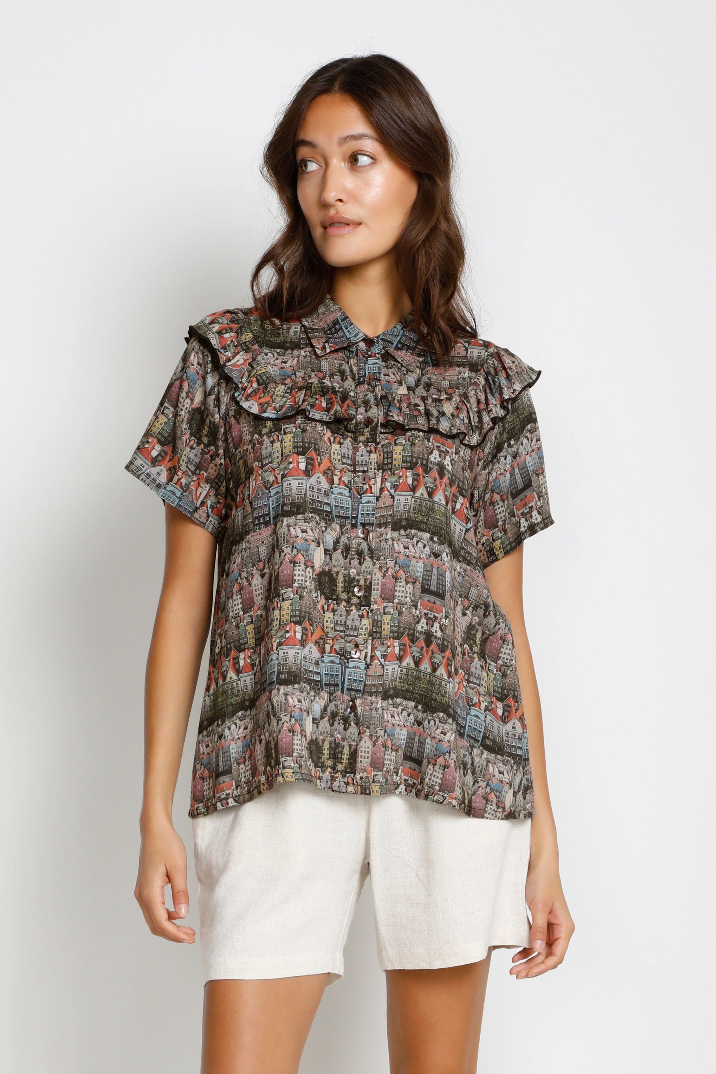 Culture - CUcarolina Shirt - multi house - 2