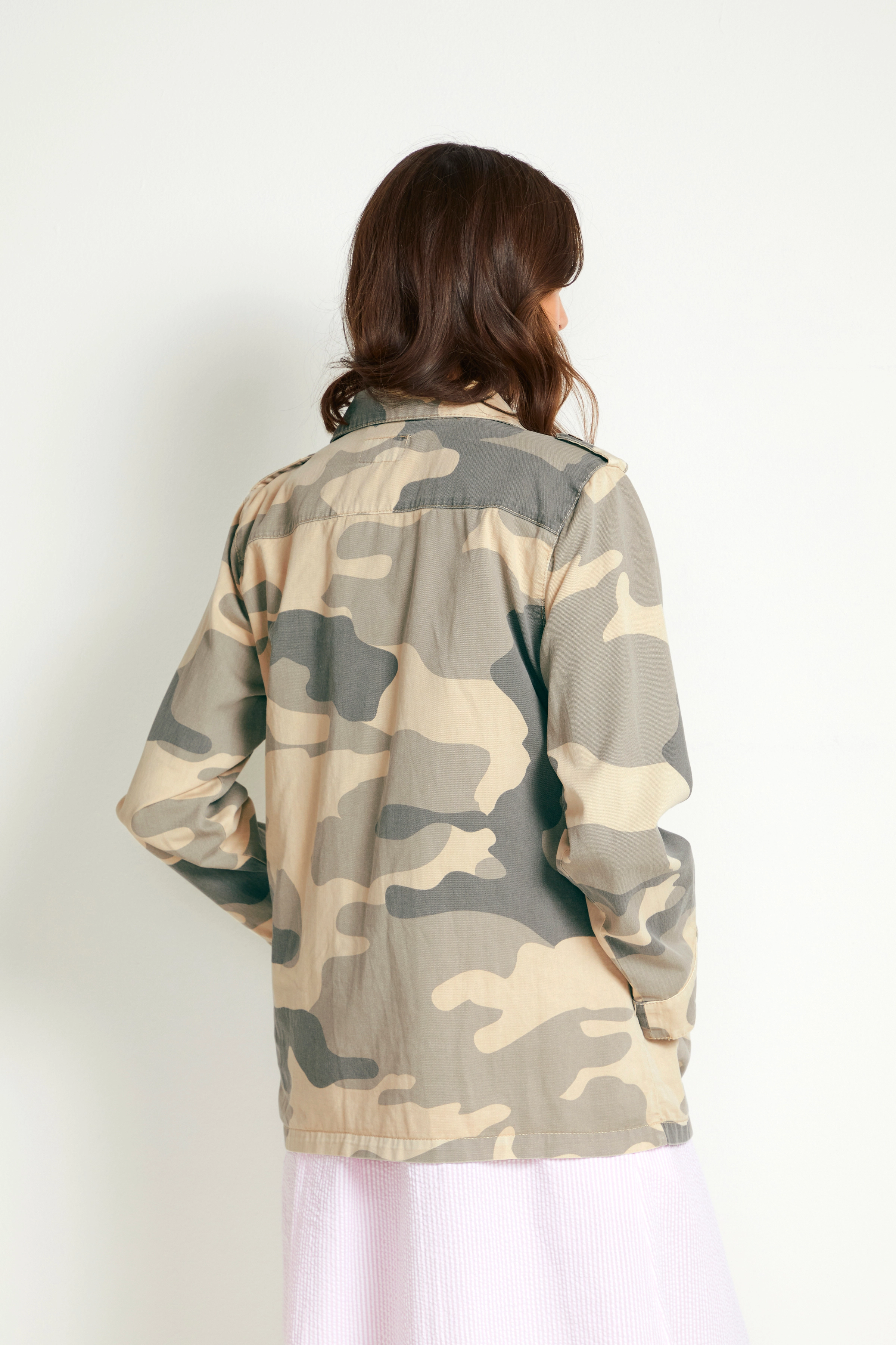 Culture - CUchanne Shirt Jacket - sand camouflage - 4