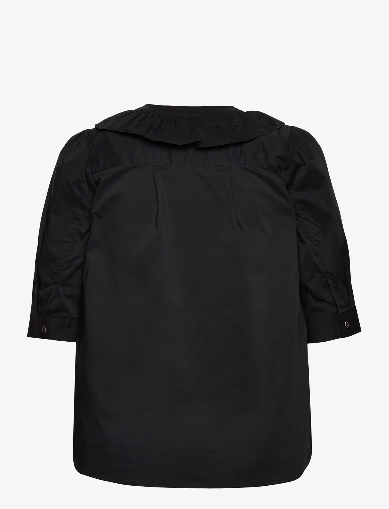 Culture - CUantoinett SS Shirt - kortærmede bluser - black - 1