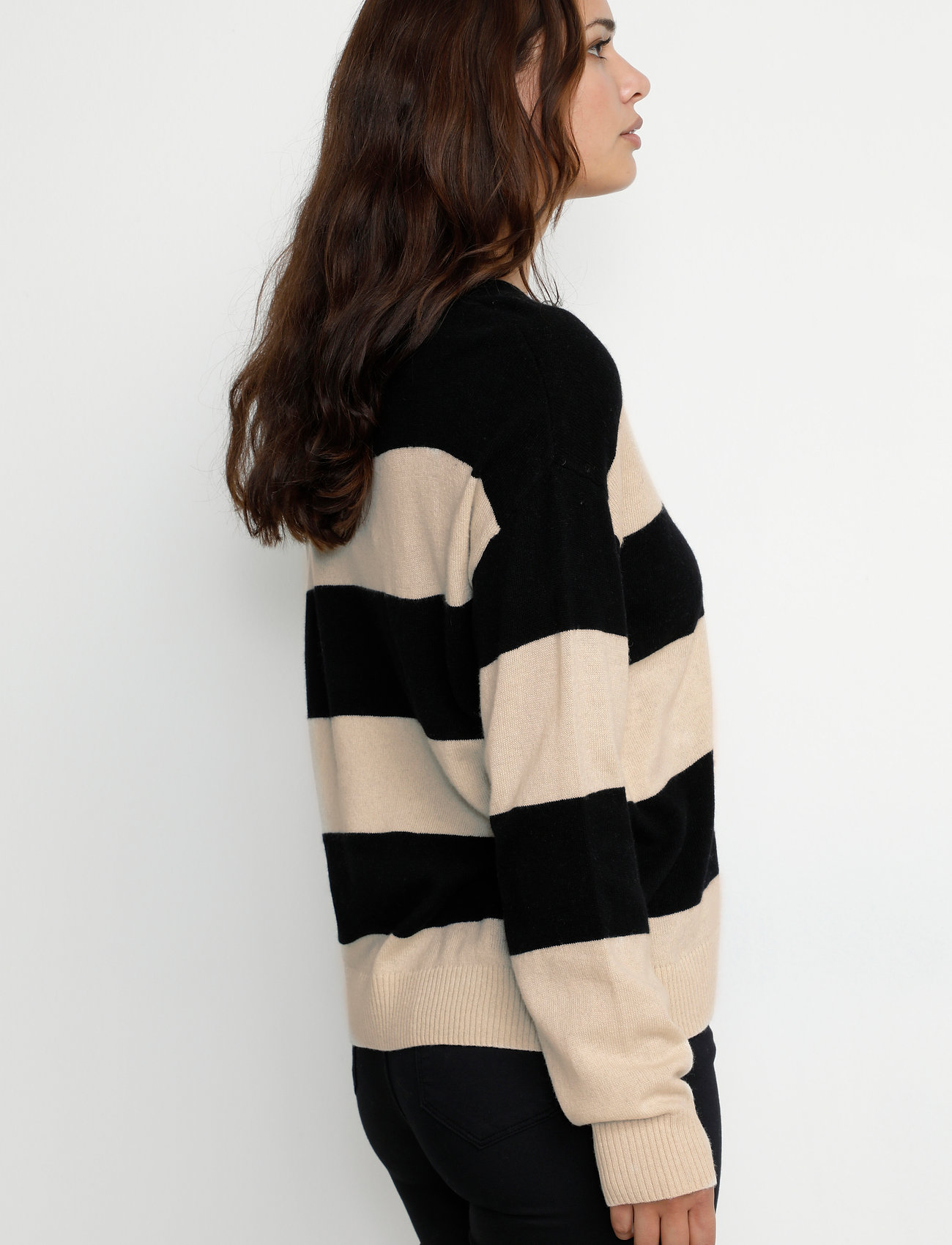 Culture - Cuallida Stripe Pullover - whitecap melange - 4