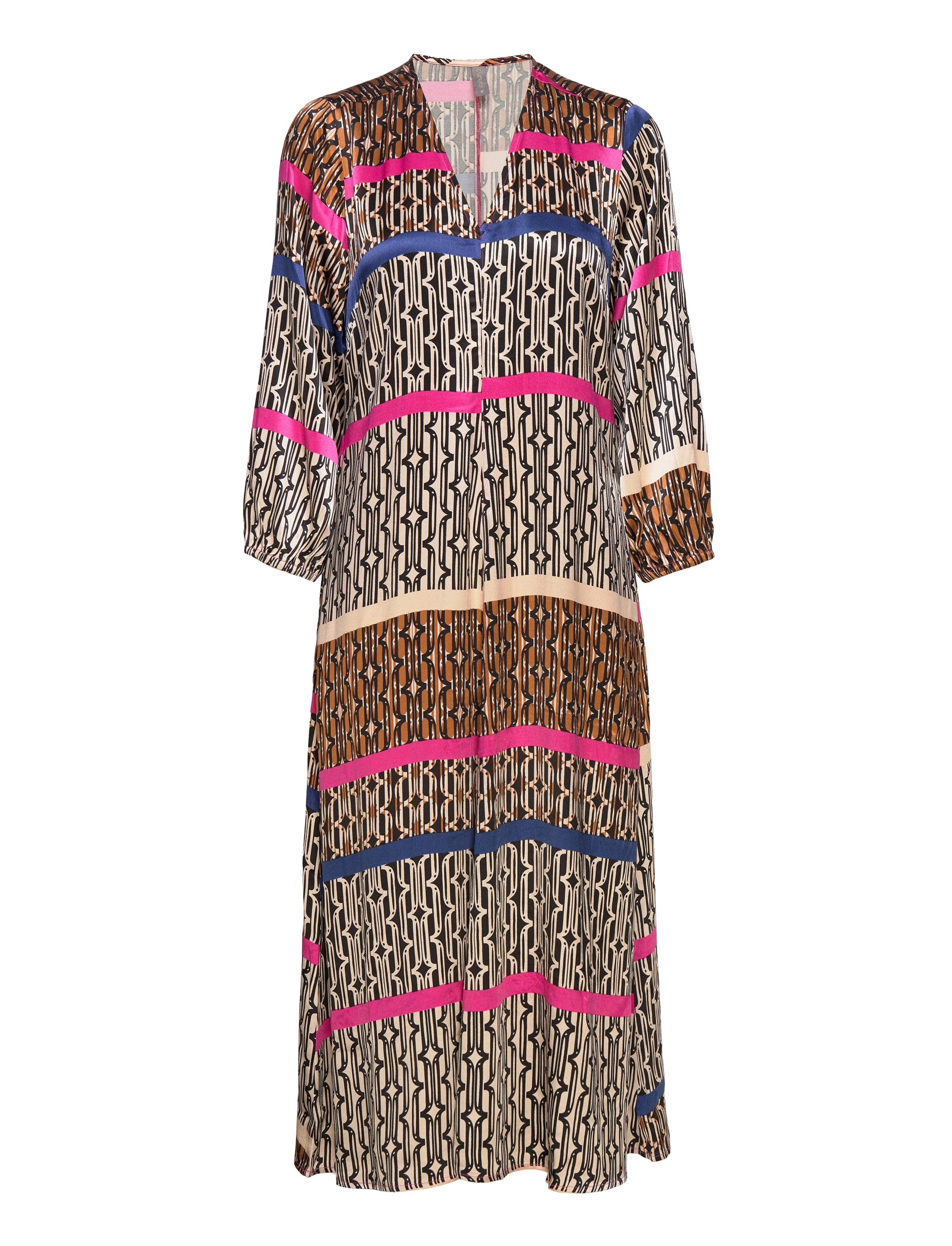 Culture - CUtheodora Long Dress - fuchsia purple - 1