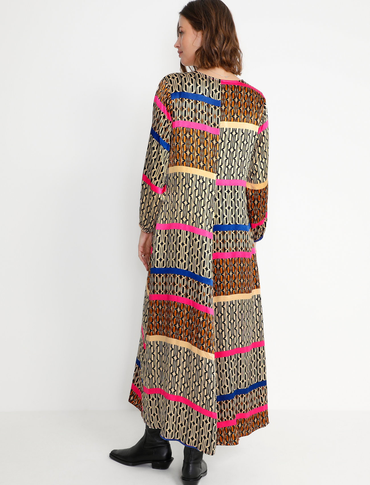 Culture - CUtheodora Long Dress - fuchsia purple - 3