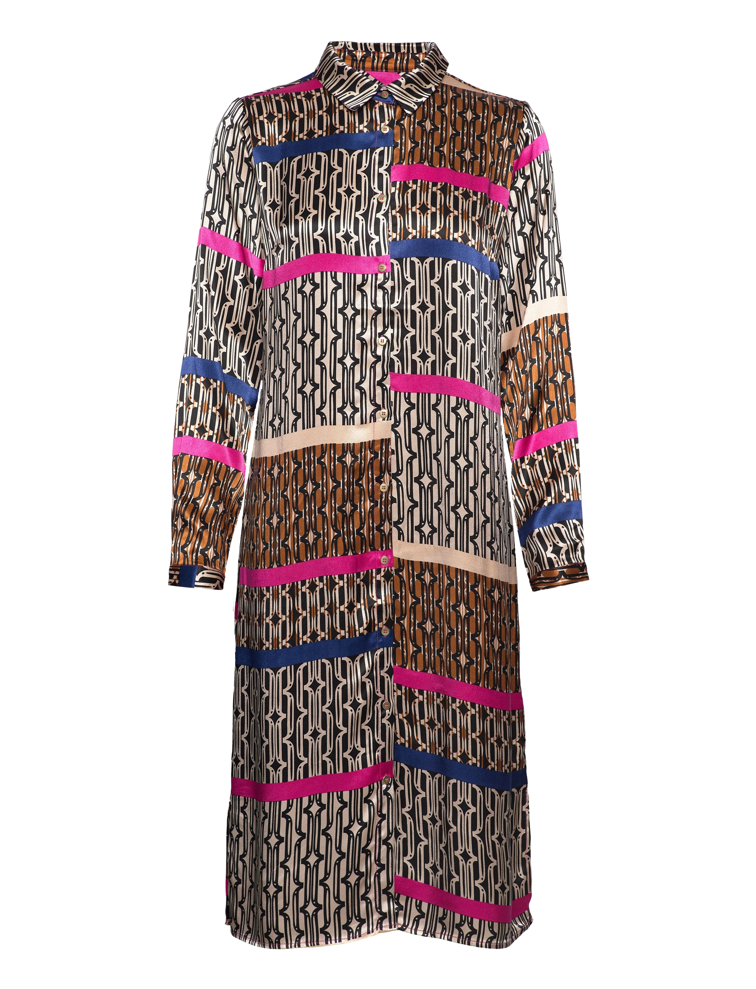 Culture - CUtheodora Shirt Dress - fuchsia purple - 1