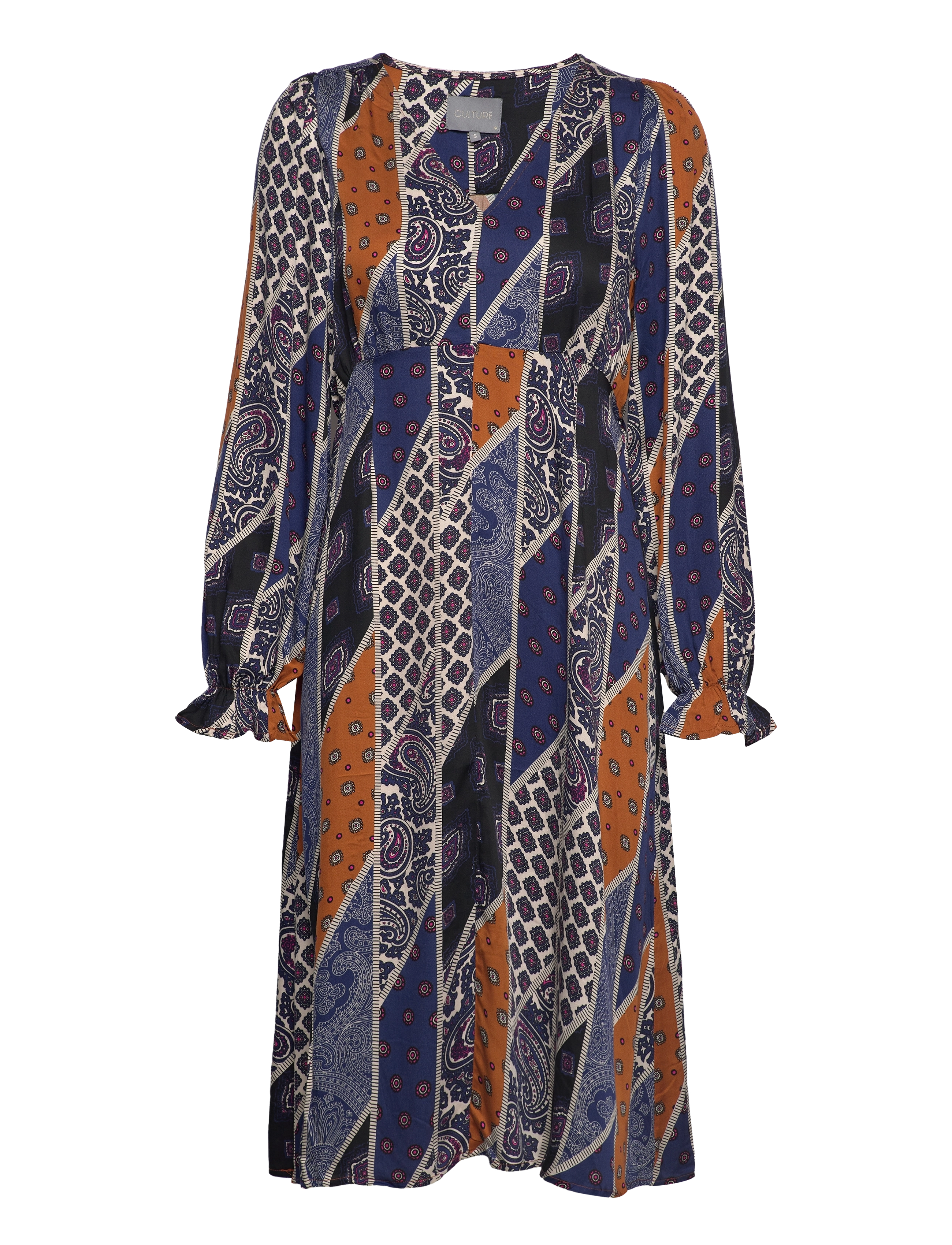 Culture CUtara Short Dress - Klänningar - CARAMEL CAFé / multi