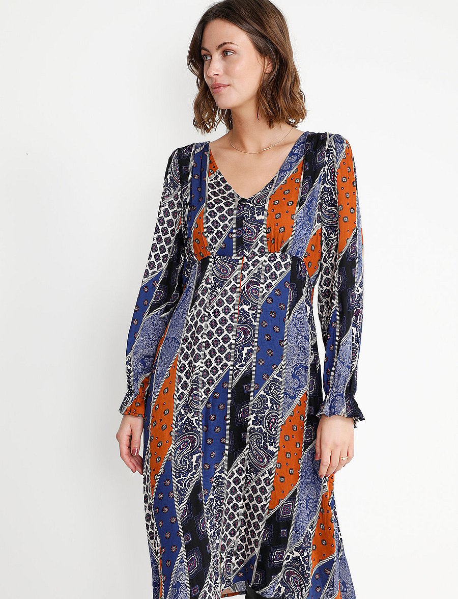 Culture - CUtara Short Dress - midimekot - caramel café - 0