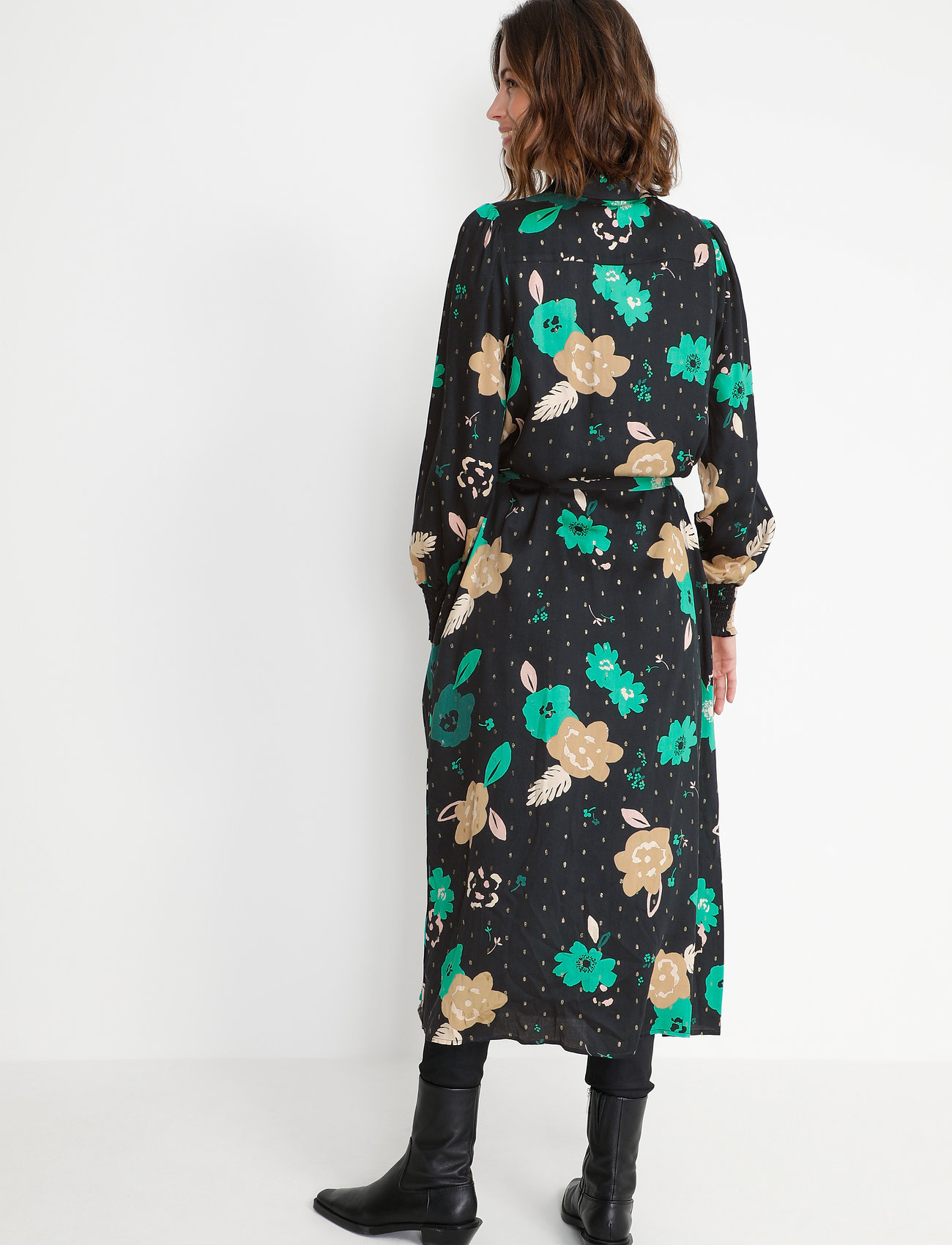 Culture - CUvita Long Dress - parakeet - 4