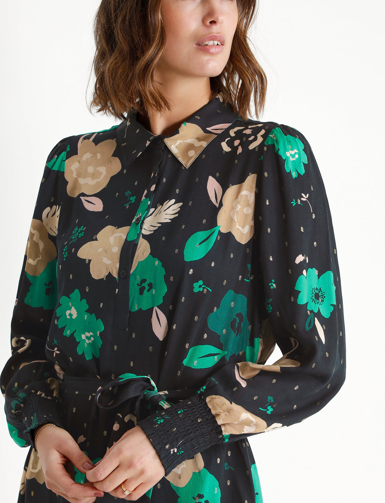 Culture - CUvita Long Dress - parakeet - 5