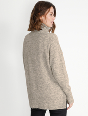 Culture - CUzidsel Zipper Pullover - megztiniai su aukšta apykakle - grey melange - 4