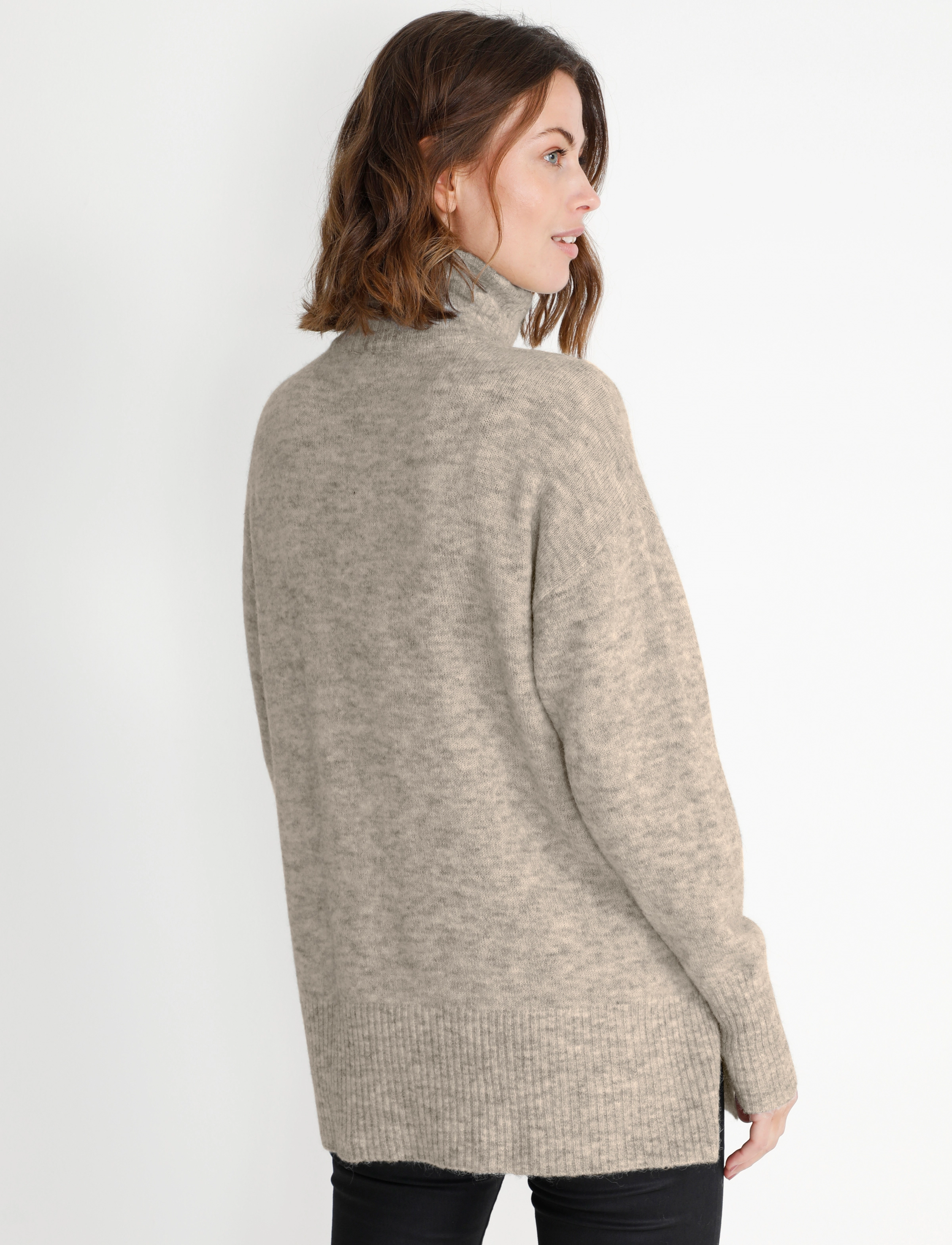 Culture - CUzidsel Zipper Pullover - grey melange - 4