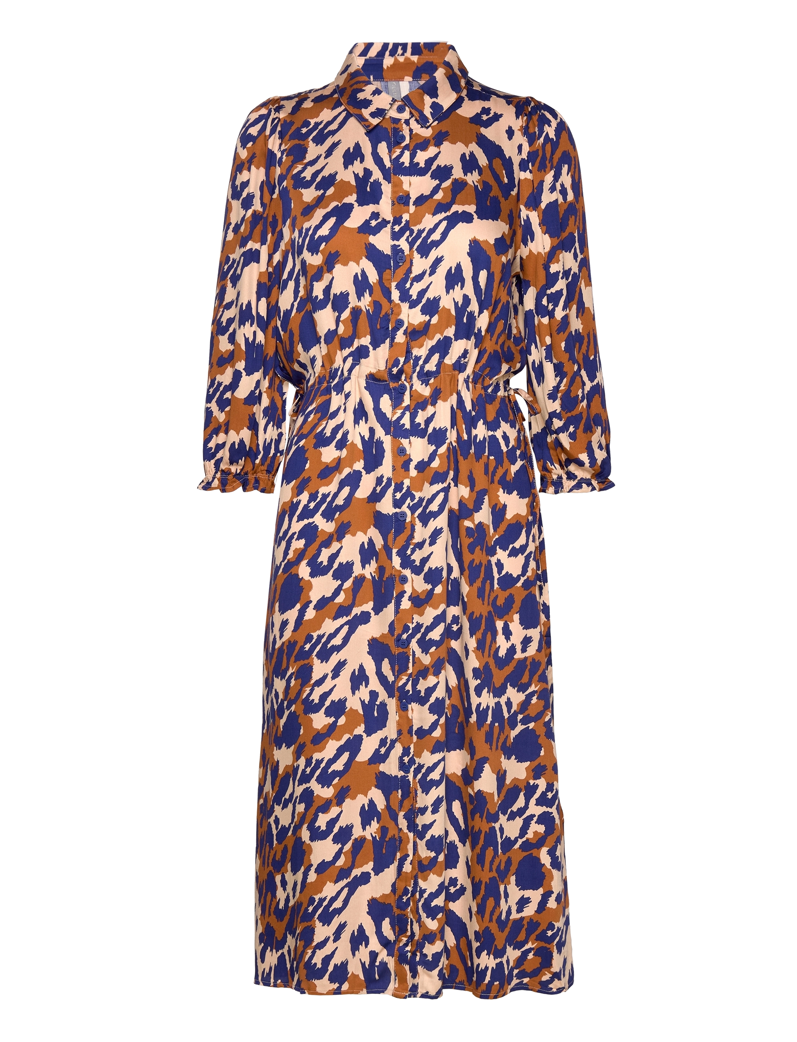 Culture - CUtania Dress - toffee leo - 1