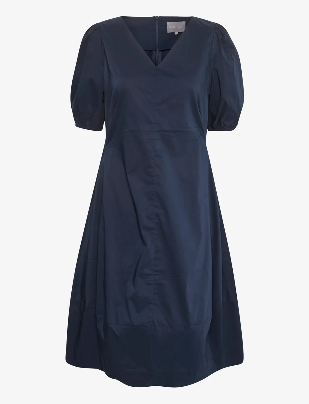 Culture - CUantoinett SS Dress - midiklänningar - blue iris - 1