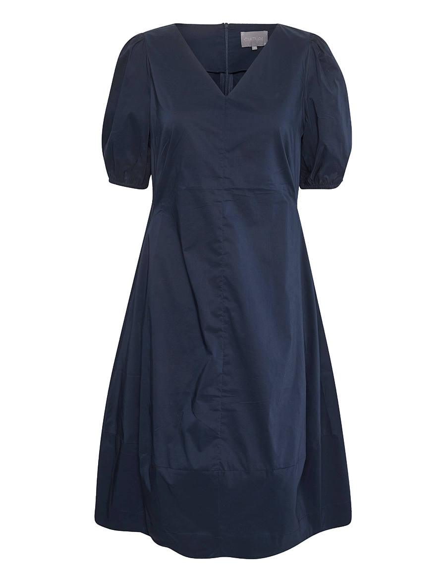 Culture - CUantoinett SS Dress - midikleider - blue iris - 1
