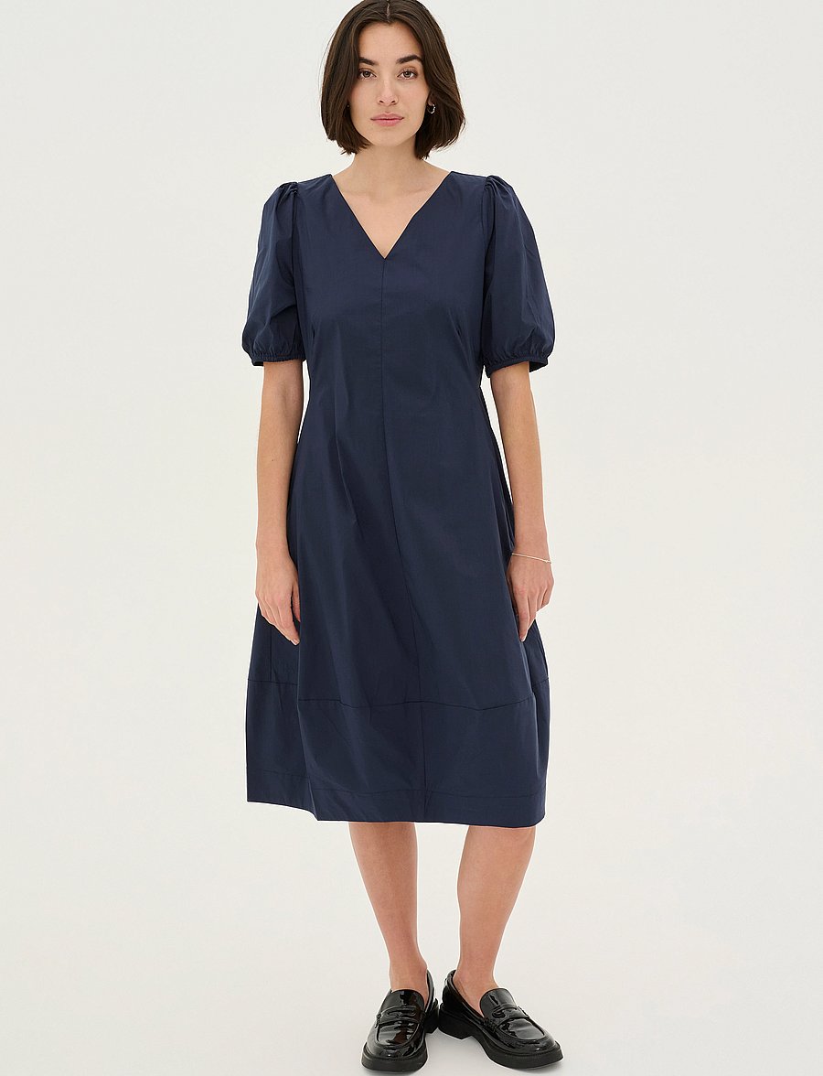 Culture - CUantoinett SS Dress - midikleider - blue iris - 0