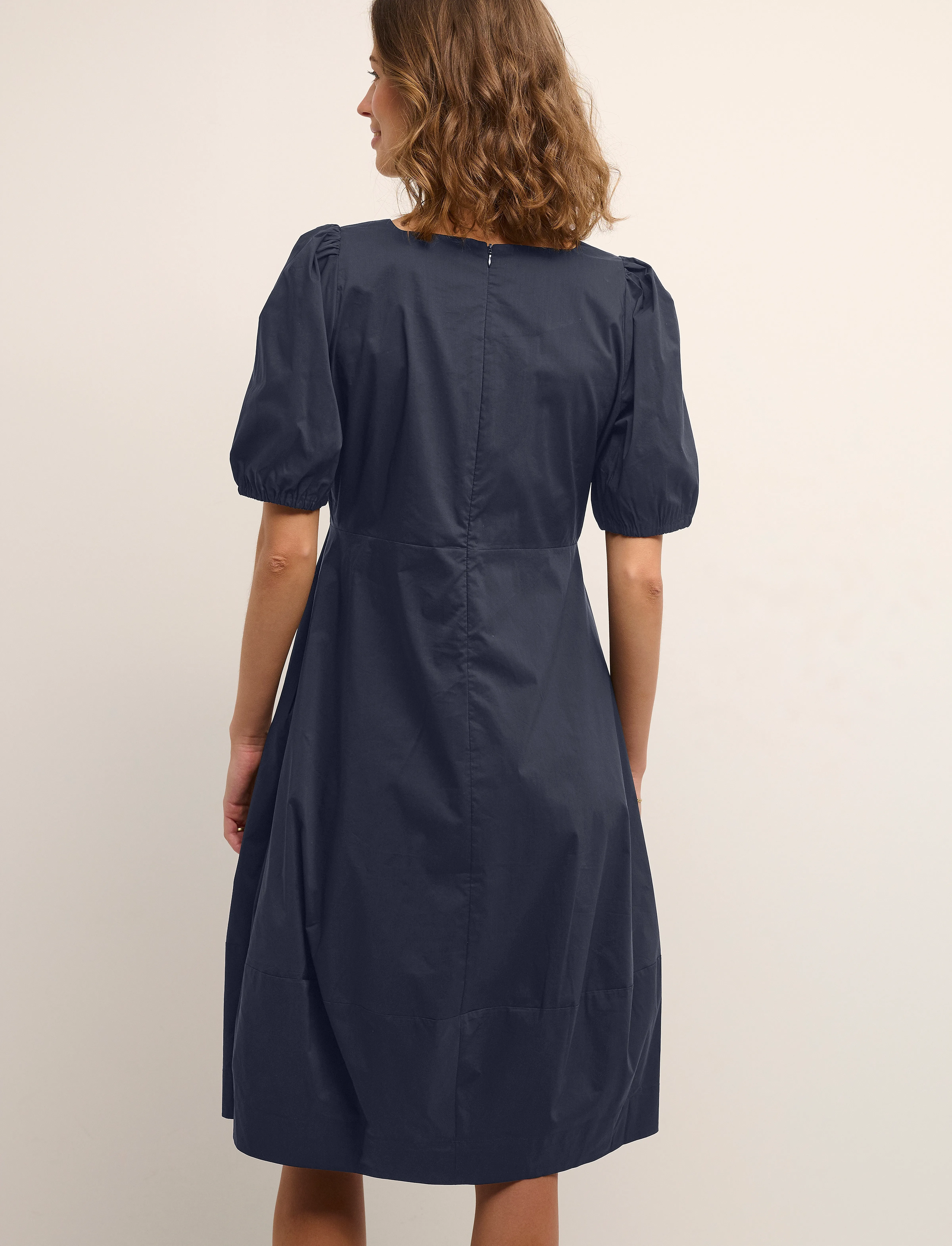 Culture - CUantoinett SS Dress - midi kjoler - blue iris - 4