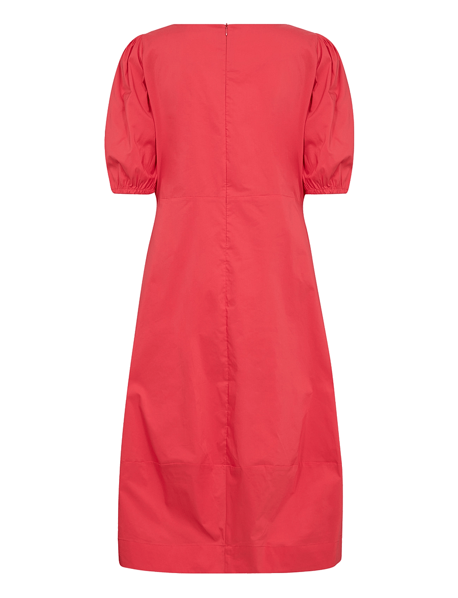 Culture - CUantoinett SS Dress - midikleider - fiery red - 2