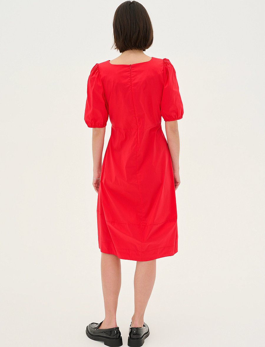 Culture - CUantoinett SS Dress - midikleider - fiery red - 4
