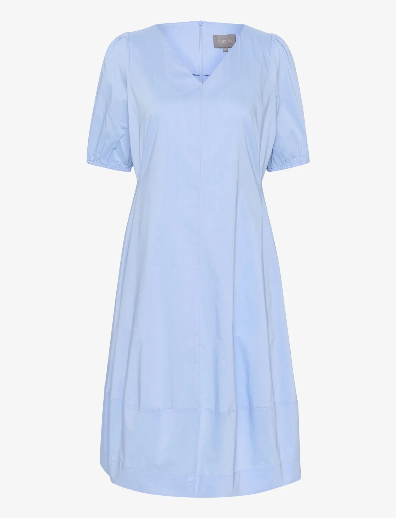 Culture - CUantoinett SS Dress - midikjoler - forever blue - 0