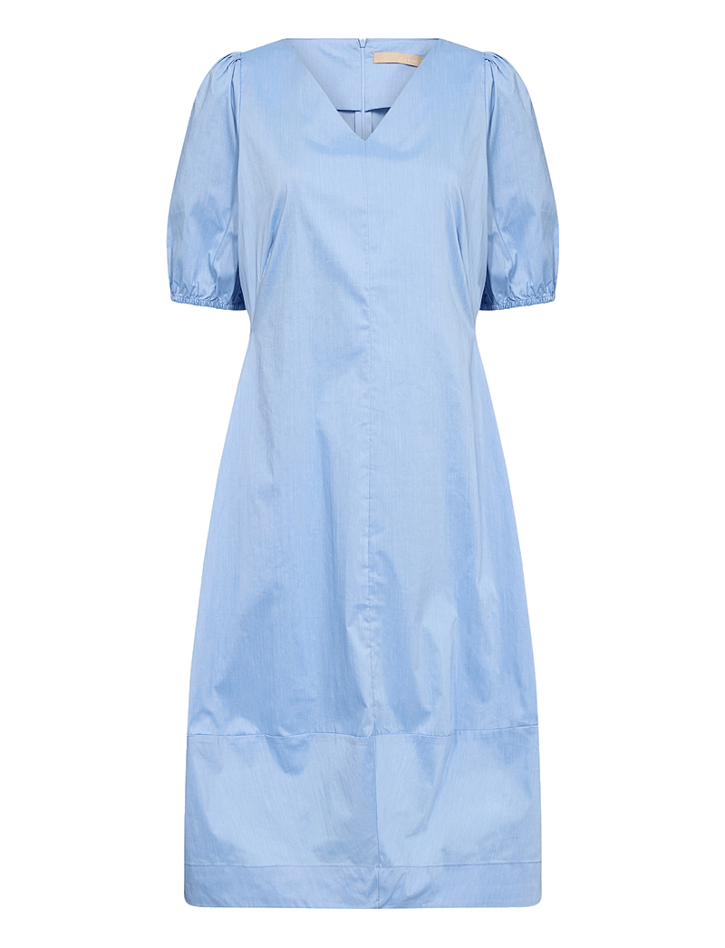 Culture - CUantoinett SS Dress - midi kjoler - forever blue - 1