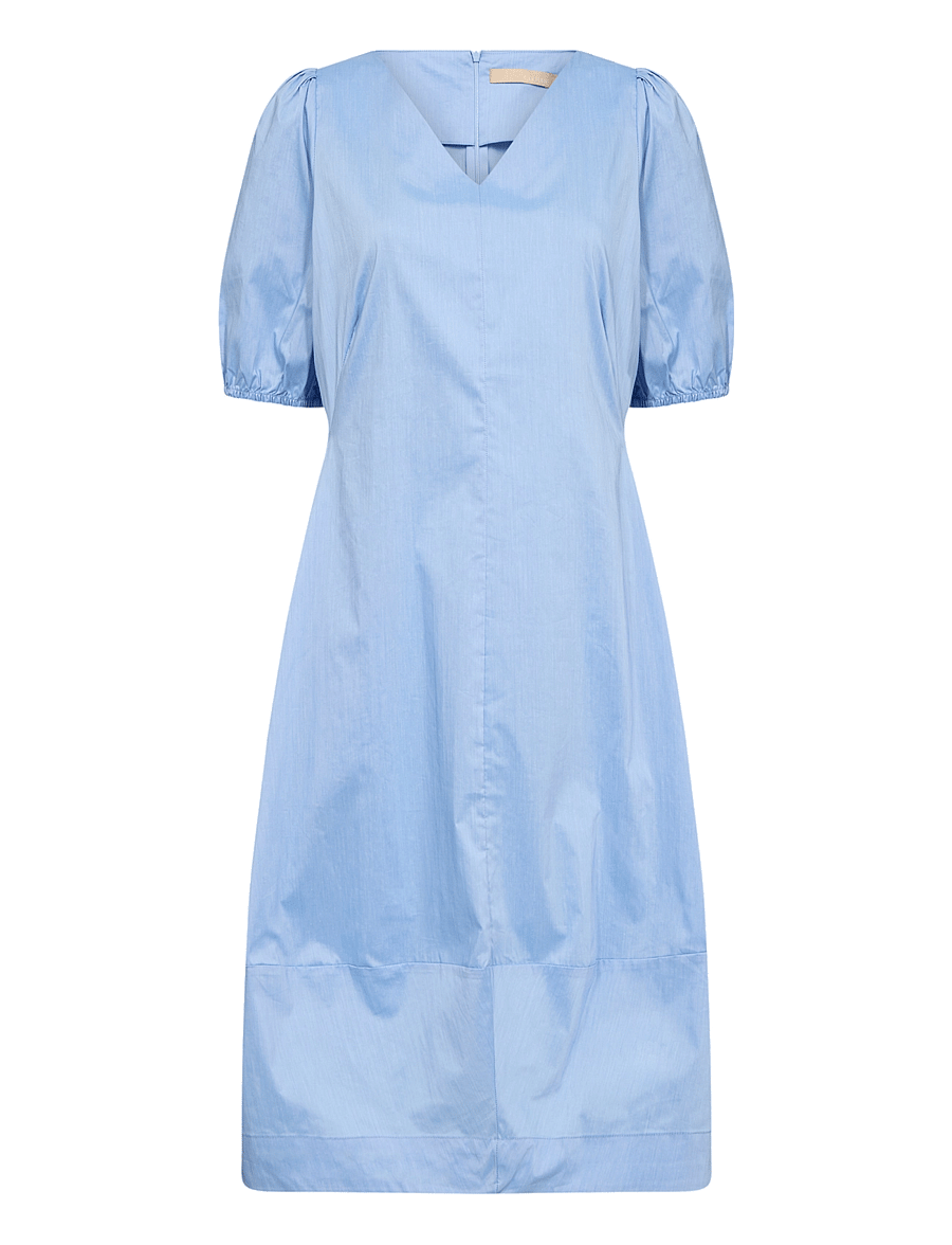 Culture - CUantoinett SS Dress - midiklänningar - forever blue - 1