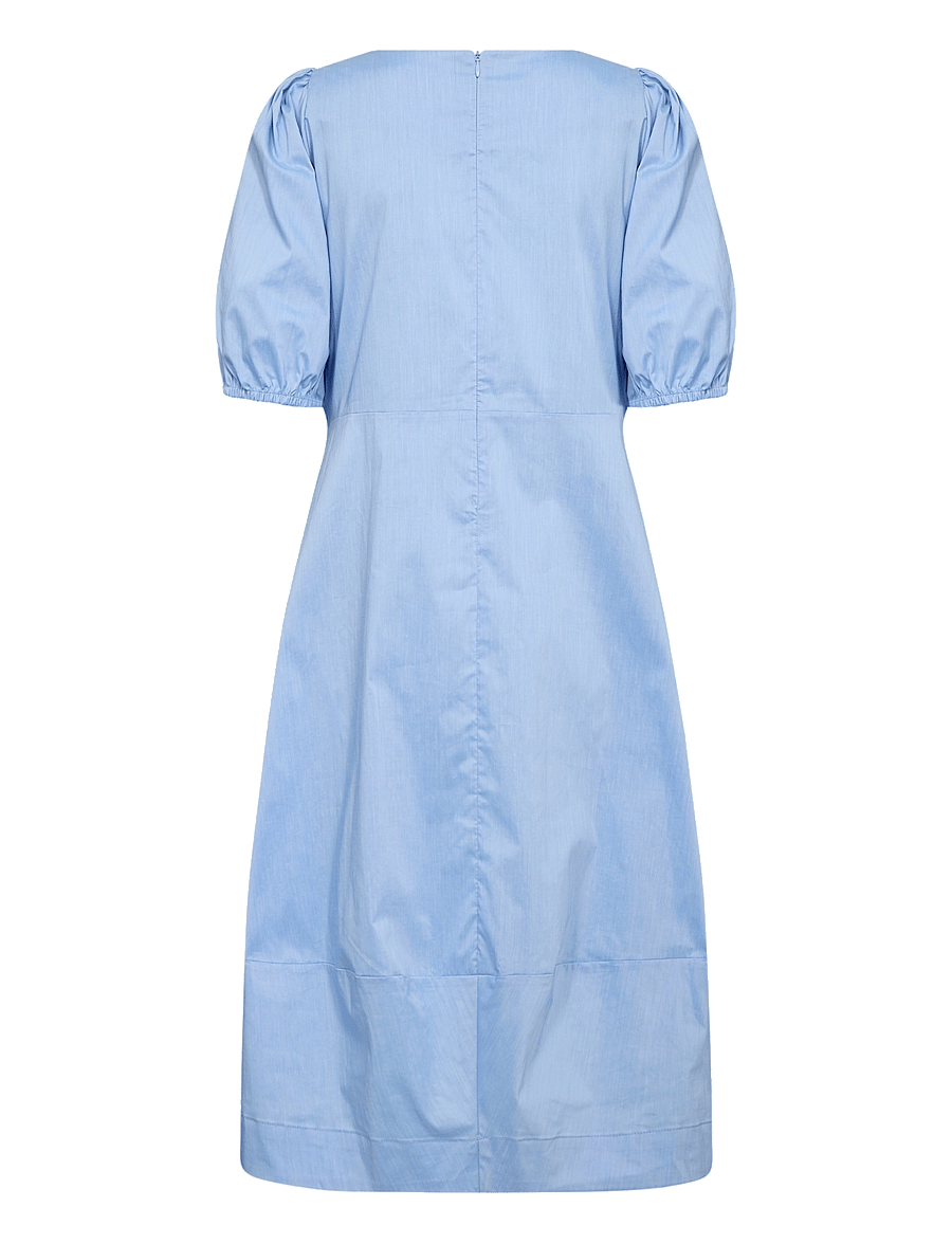 Culture - CUantoinett SS Dress - midiklänningar - forever blue - 2