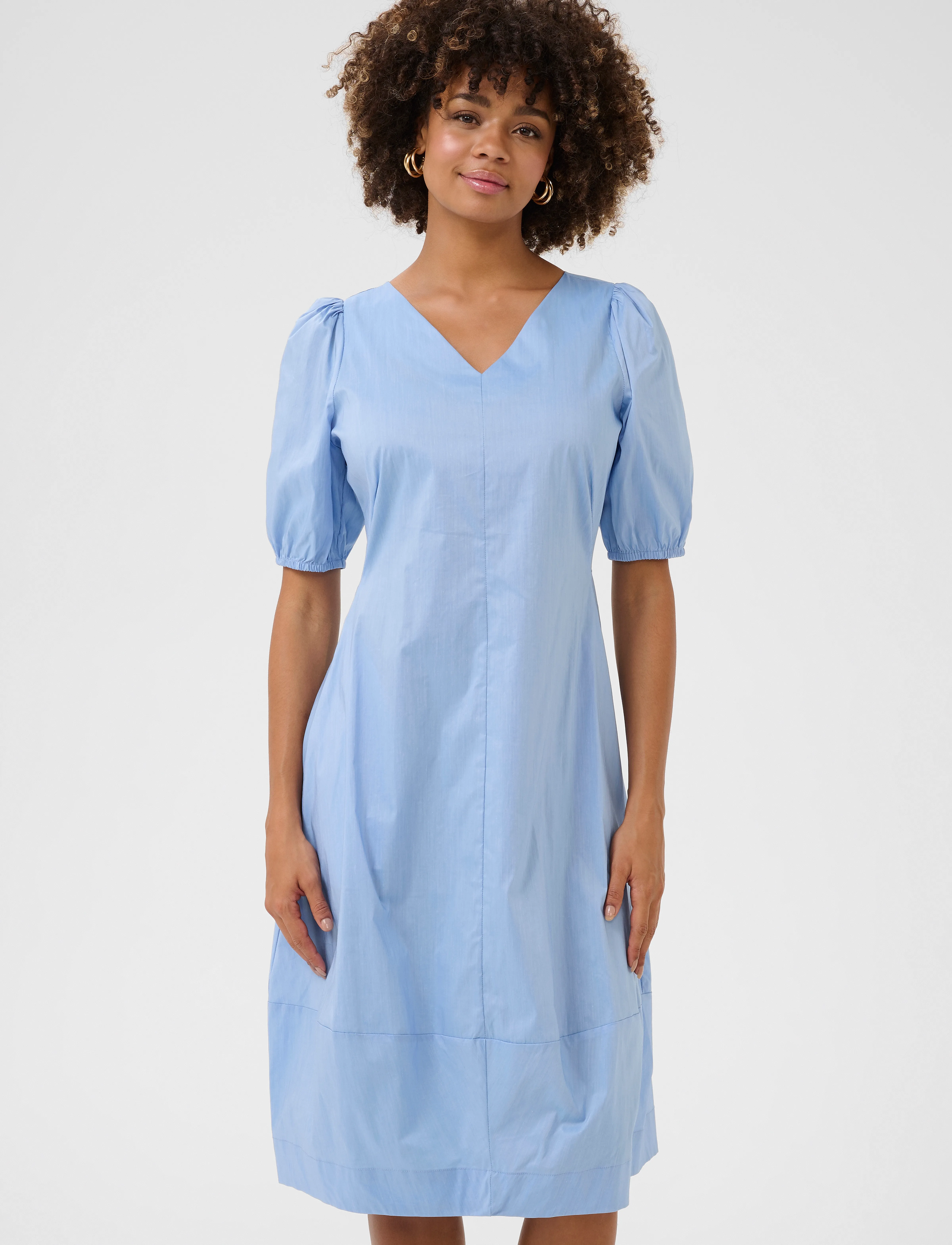 Culture CUantoinett SS Dress - Midikleider - FOREVER BLUE / blue