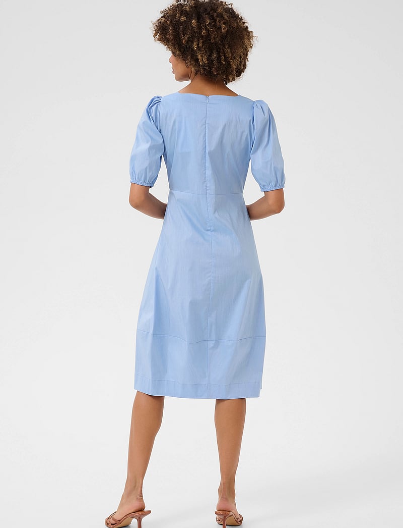 Culture - CUantoinett SS Dress - midi kjoler - forever blue - 4