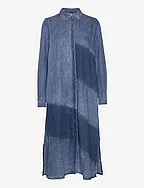 CUpaola Block Dress - BLUE WASH