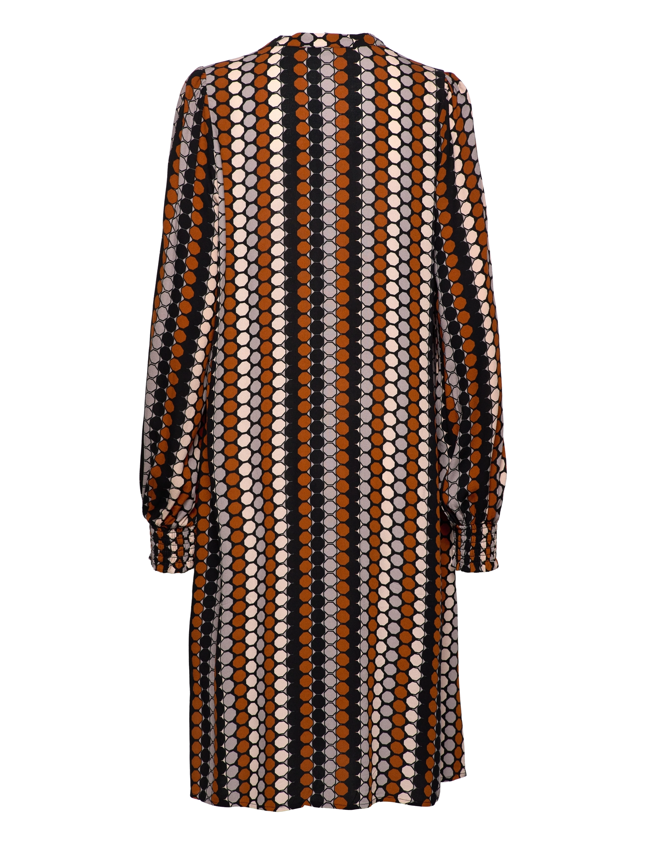 Culture - CUsuzy Giselle LS Dress - midikleider - caramel café - 1