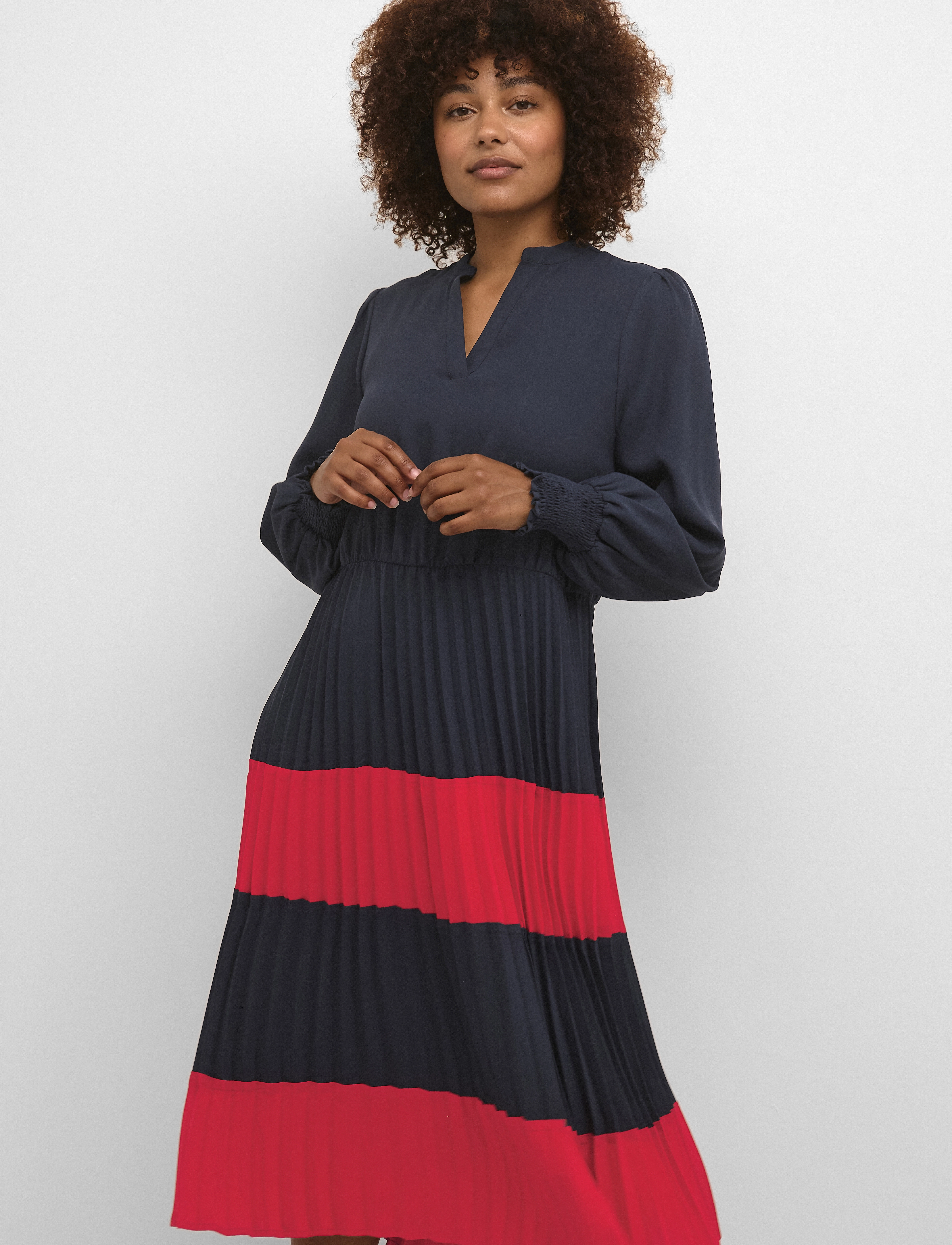 Culture - CUbetty Dress - midikleidid - salute/ chinese red - 0