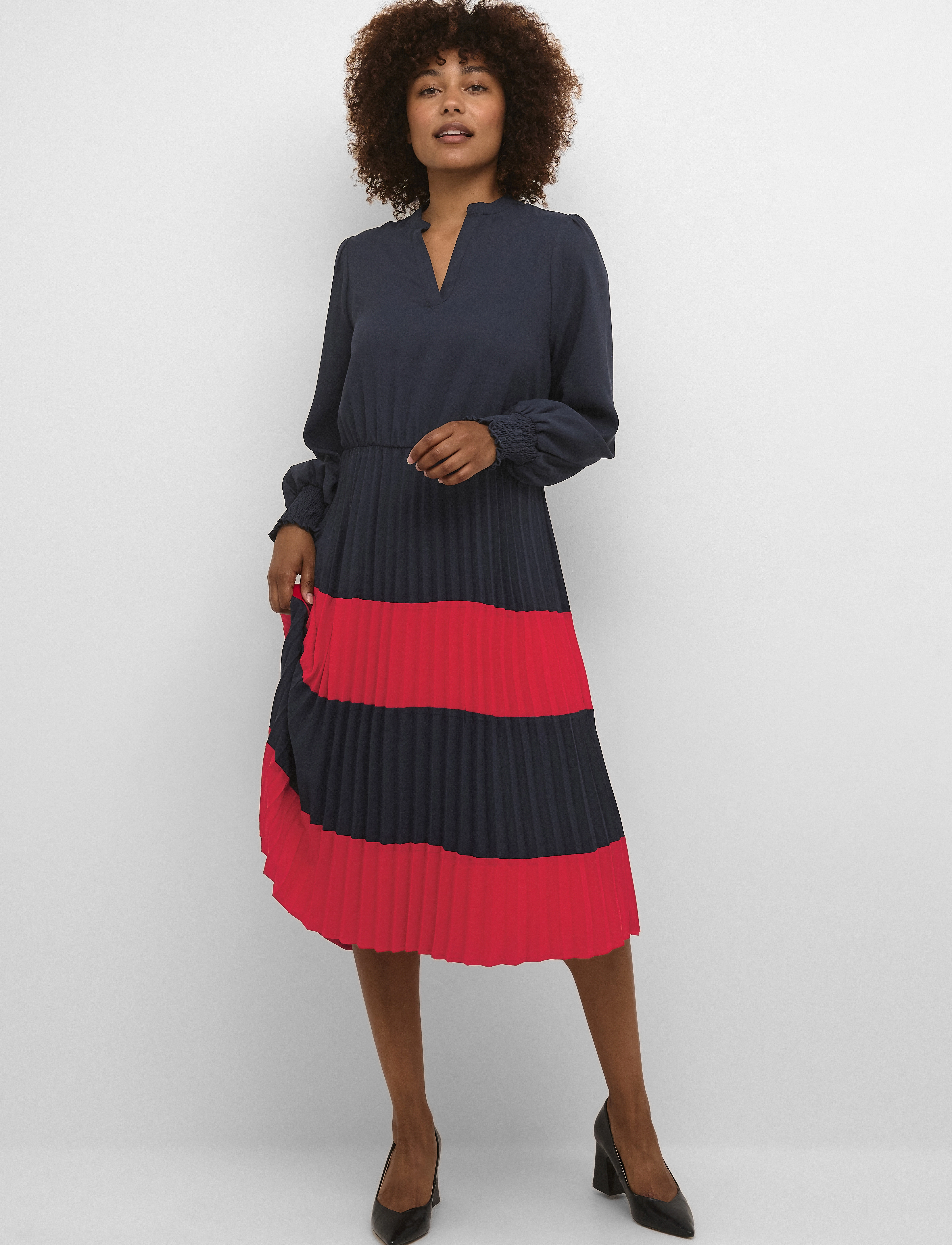 Culture - CUbetty Dress - midikleidid - salute/ chinese red - 3