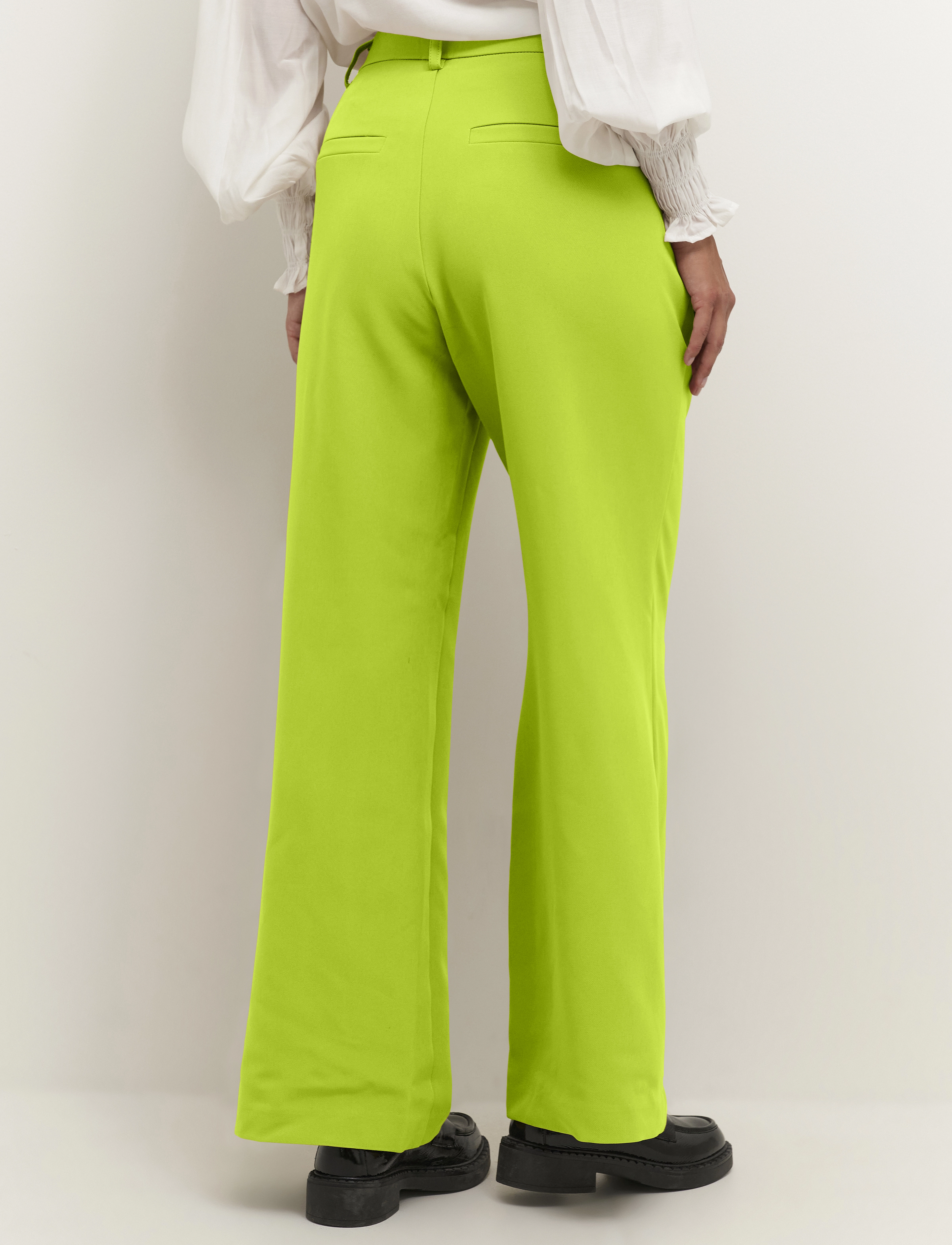 Culture - Cucenette Wide Pants - habitbukser - tender shoots - 4
