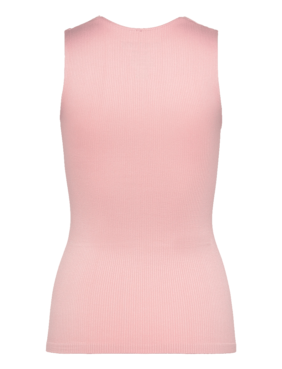 Culture - CUcamilla Rib Top - sleeveless tops - pale mauve - 1