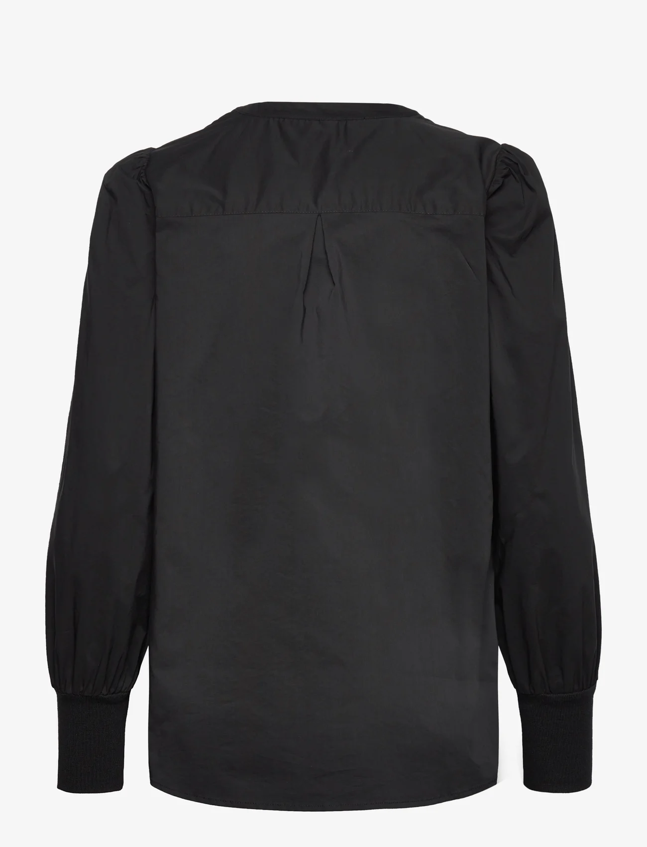 Culture - CUantoinett Blouse - långärmade skjortor - black - 1