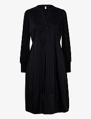 Culture - CUantoinett Rib Dress - midi dresses - black - 0