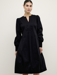 Culture - CUantoinett Rib Dress - midi dresses - black - 2