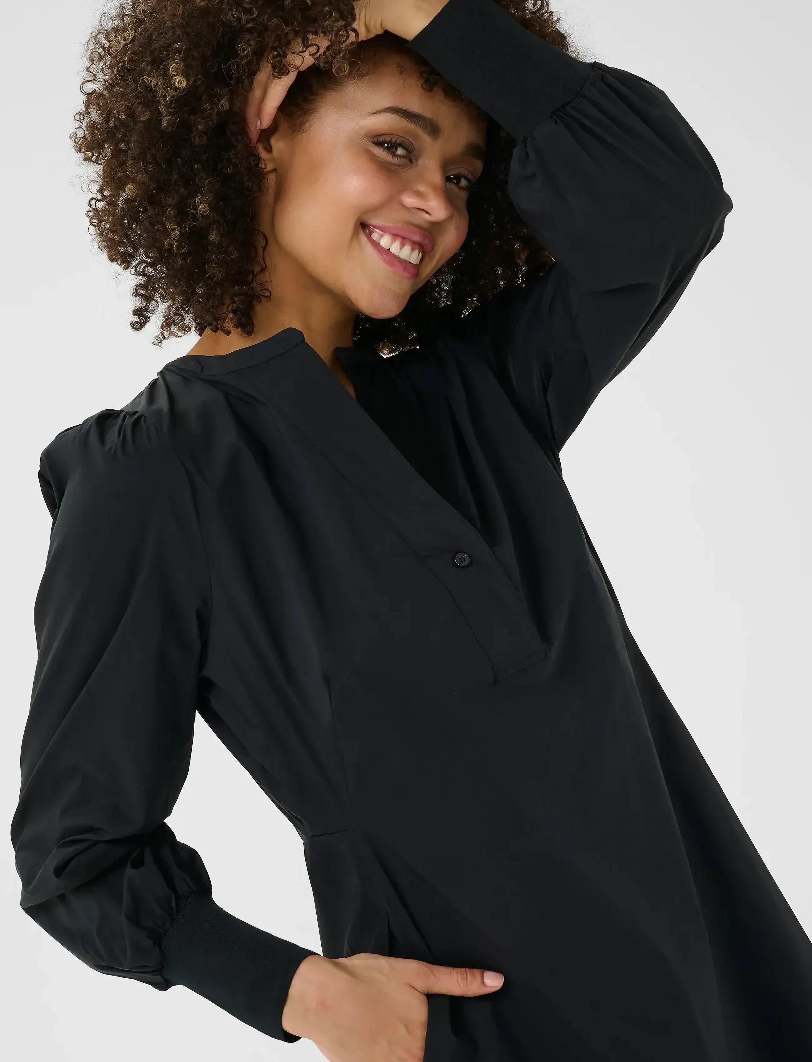 Culture Cuantoinett Rib Dress midiklänningar dam – bild 5