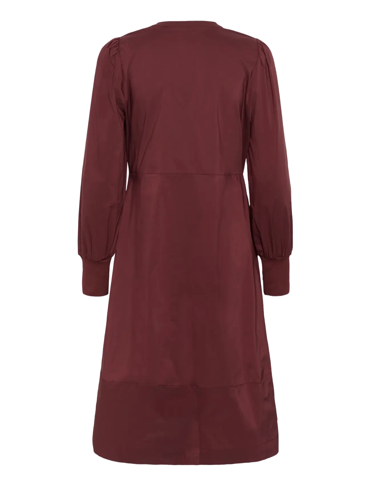 Culture - CUantoinett Rib Dress - midi kjoler - chocolate truffle - 1
