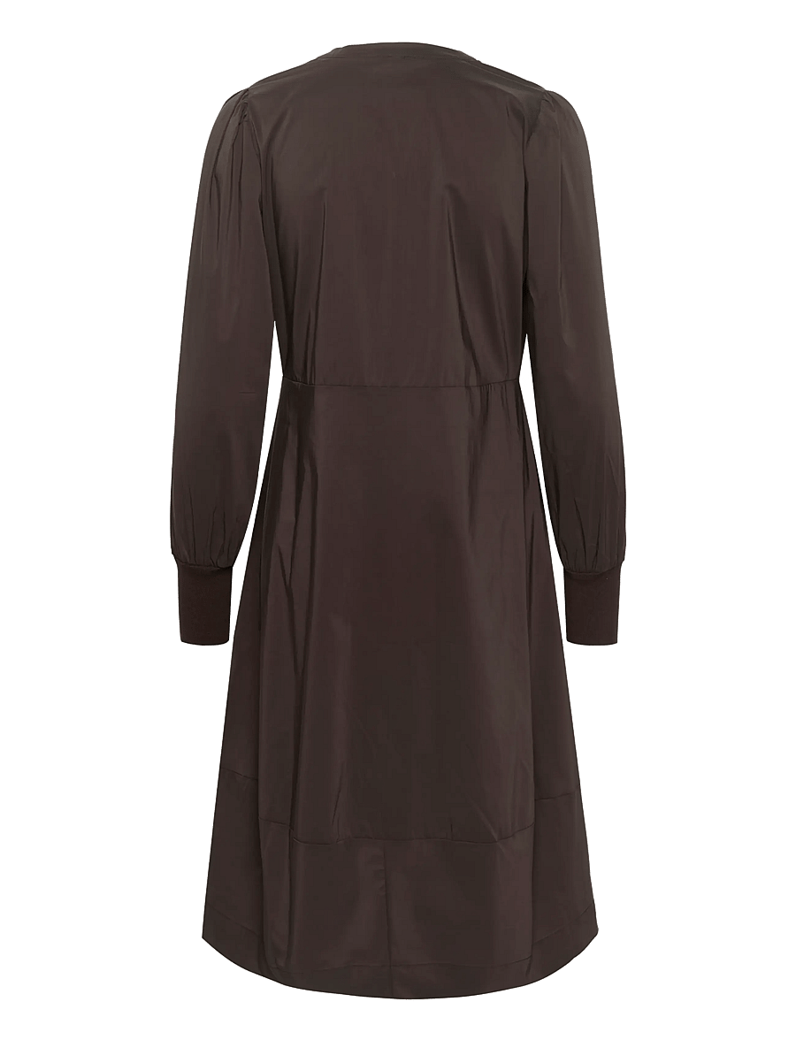 Culture - CUantoinett Rib Dress - midikleider - demitasse - 1