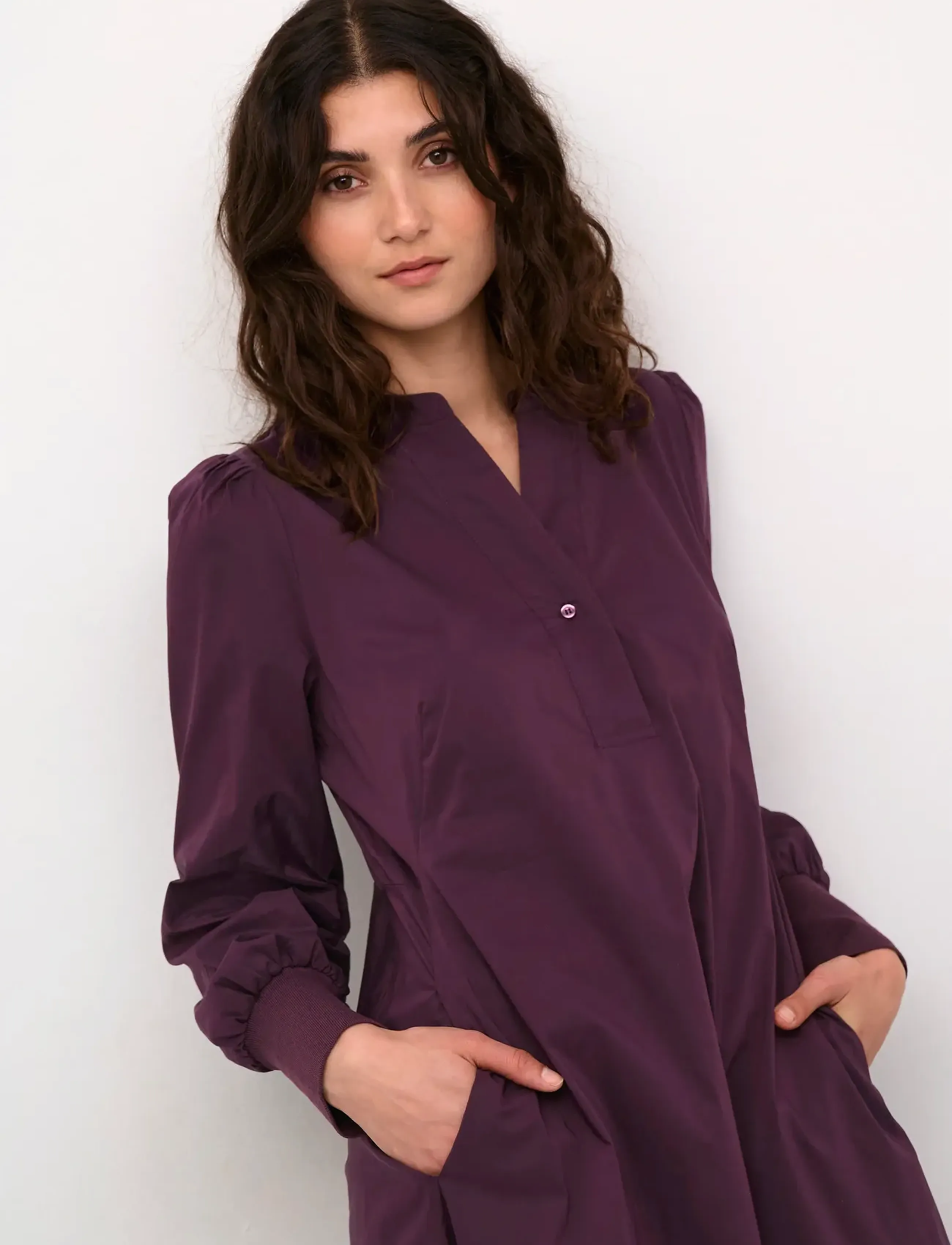 Culture - CUantoinett Rib Dress - midi kjoler - winetasting - 5
