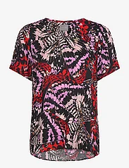 Culture - CUyrsa SS Blouse - t-paidat - fiery red - 0