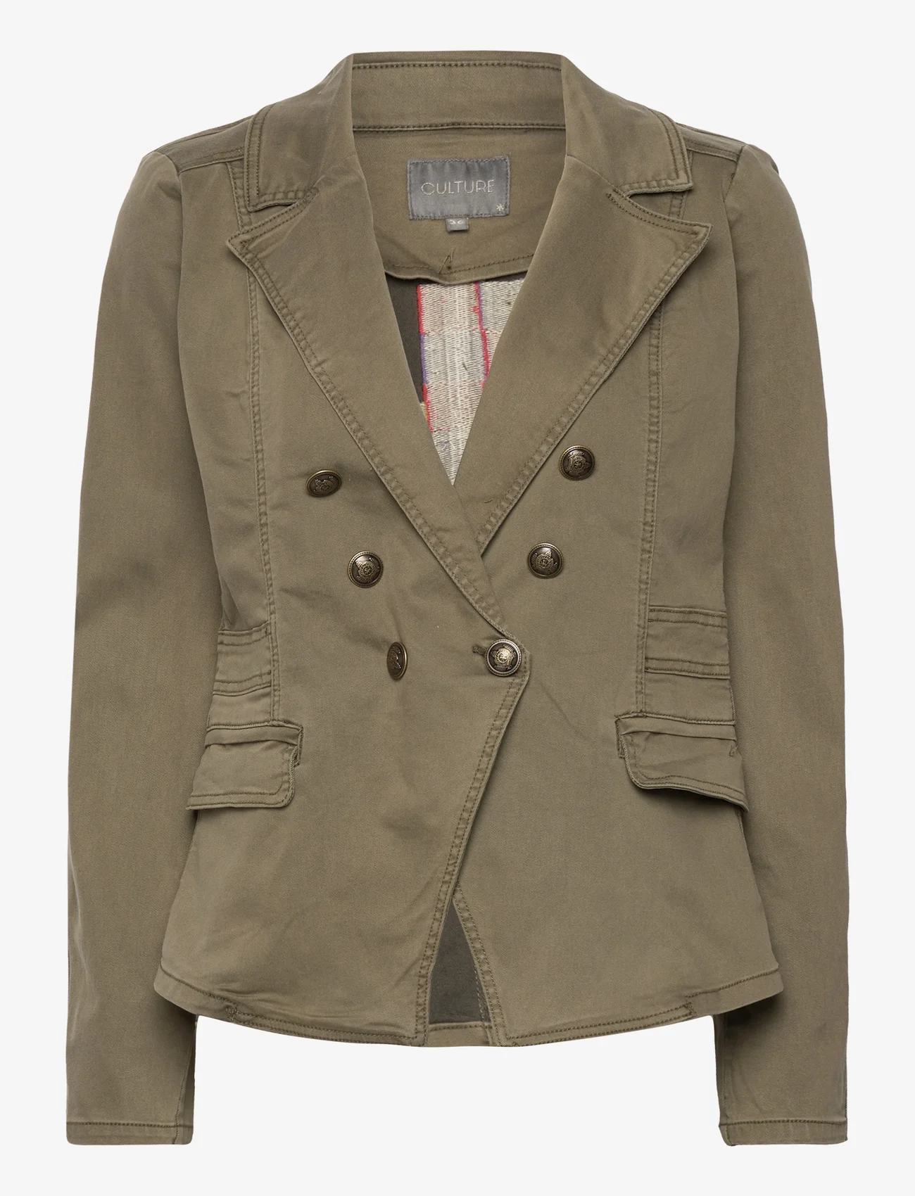 Culture - CUbentha Jacket - utility jackets - burnt olive - 0