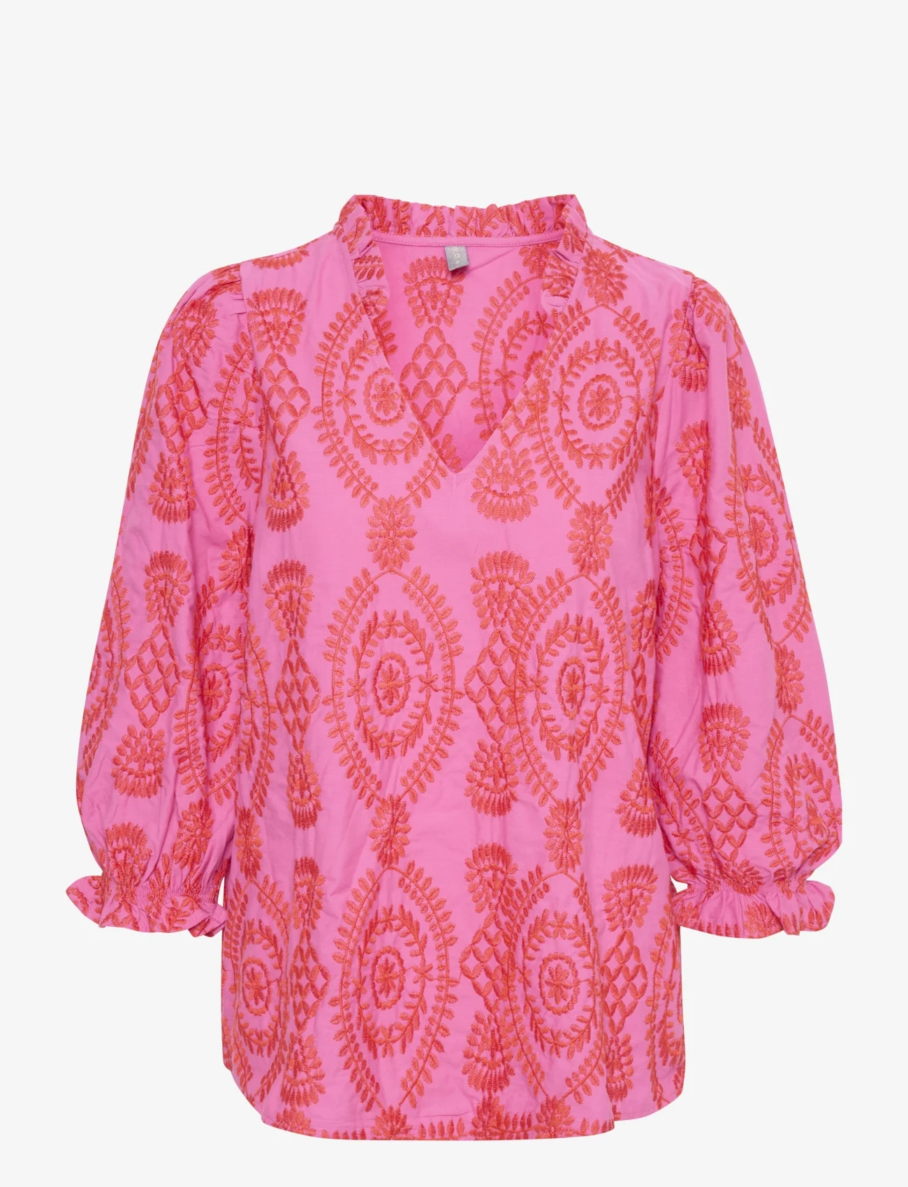 Culture - CUtia Blouse - blouses korte mouwen - fuchsia pink - 0