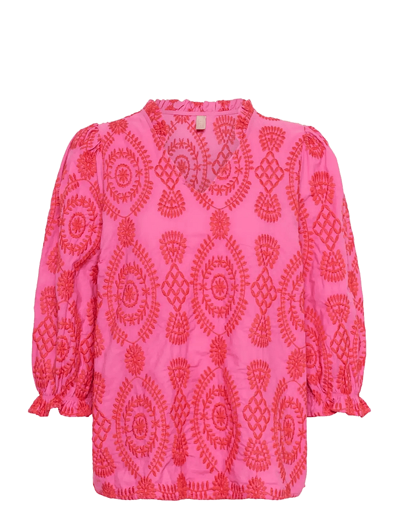 Culture - CUtia Blouse - blouses met korte mouwen - fuchsia pink - 1