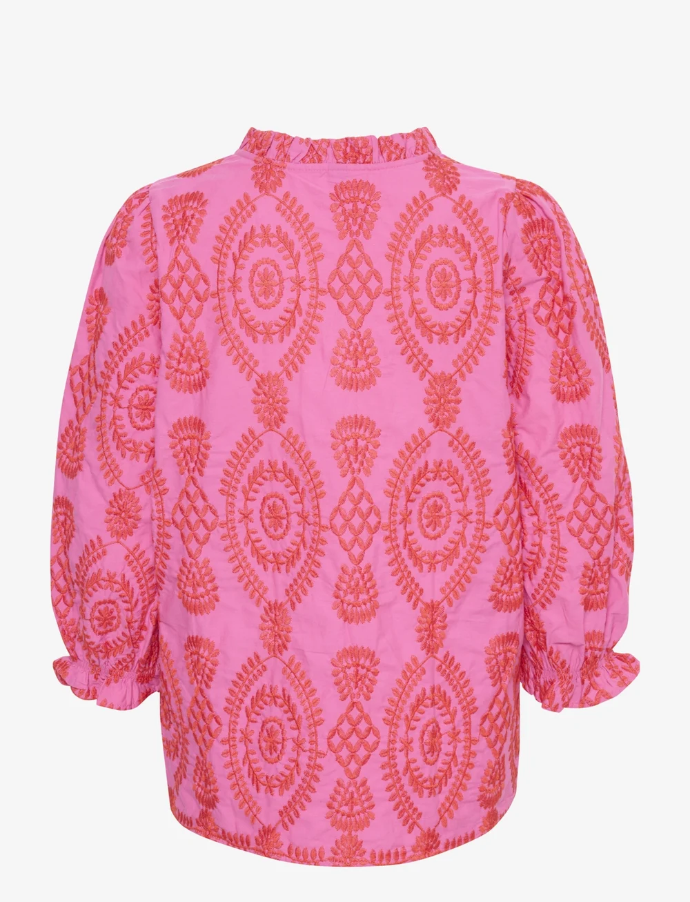 Culture - CUtia Blouse - kortärmade blusar - fuchsia pink - 2
