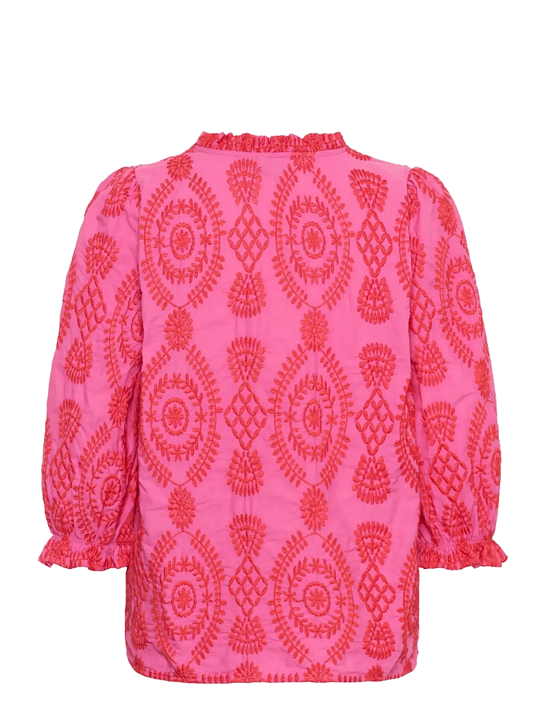 Culture - CUtia Blouse - blouses met korte mouwen - fuchsia pink - 2