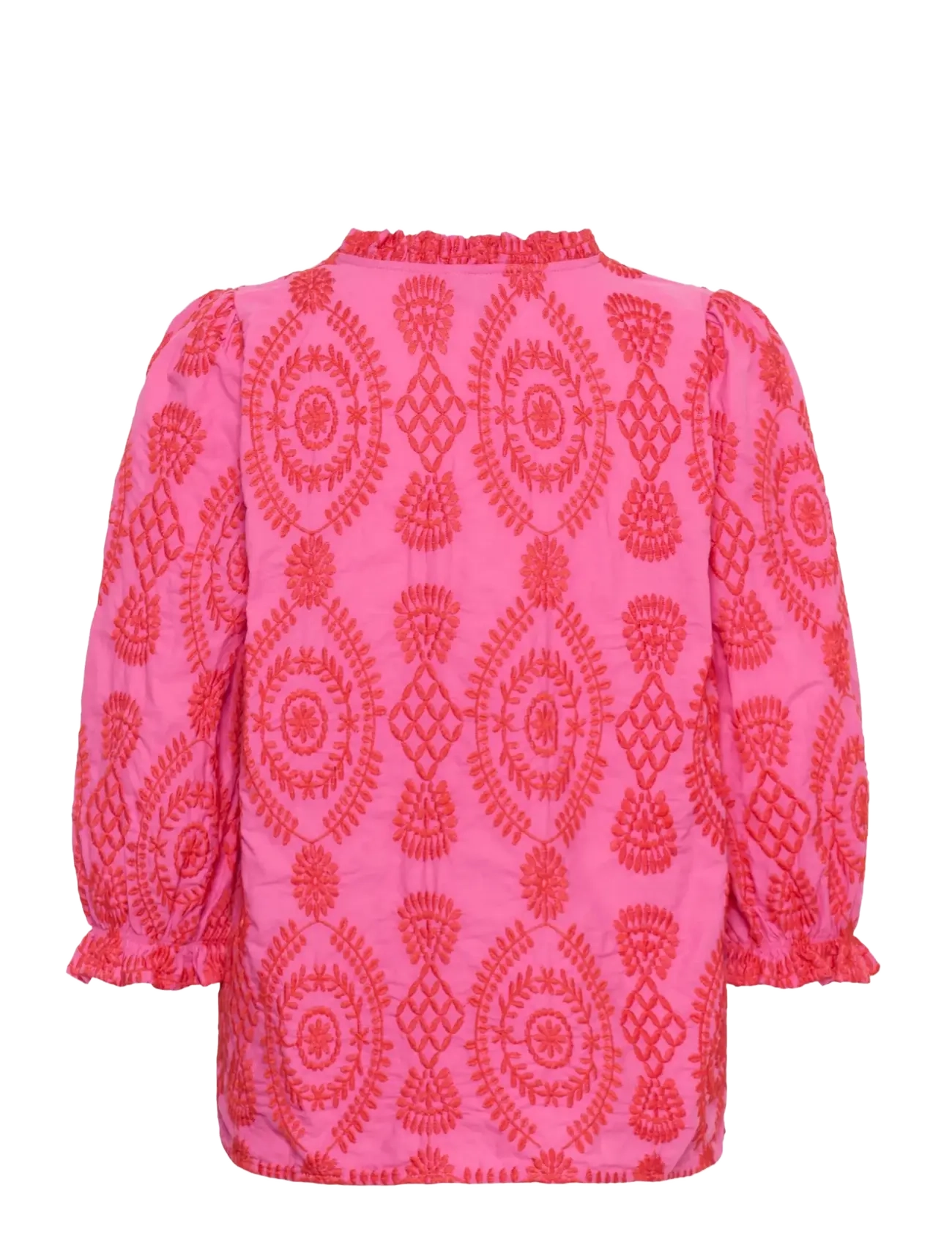 Culture - CUtia Blouse - kurzämlige blusen - fuchsia pink - 2