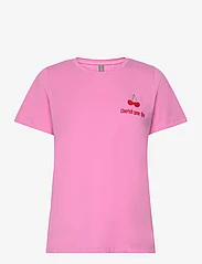 Culture - CUgith Cherrish T-Shirt - alhaisimmat hinnat - fuchsia pink - 0