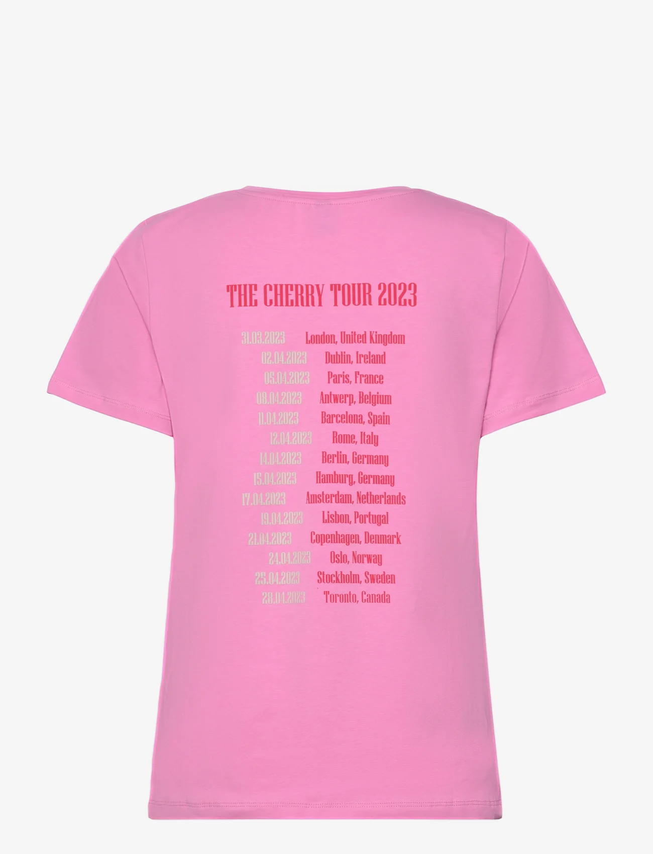 Culture - CUgith Cherrish T-Shirt - mažiausios kainos - fuchsia pink - 1