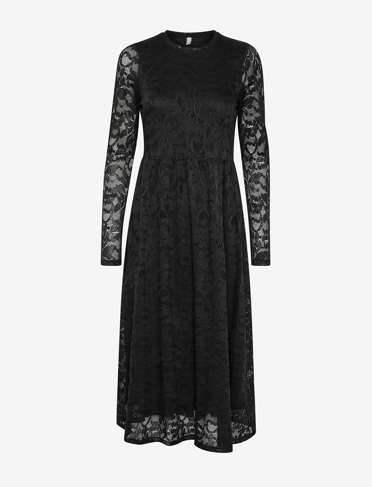 Culture - CUnicole Dress - spetsklänningar - black - 0